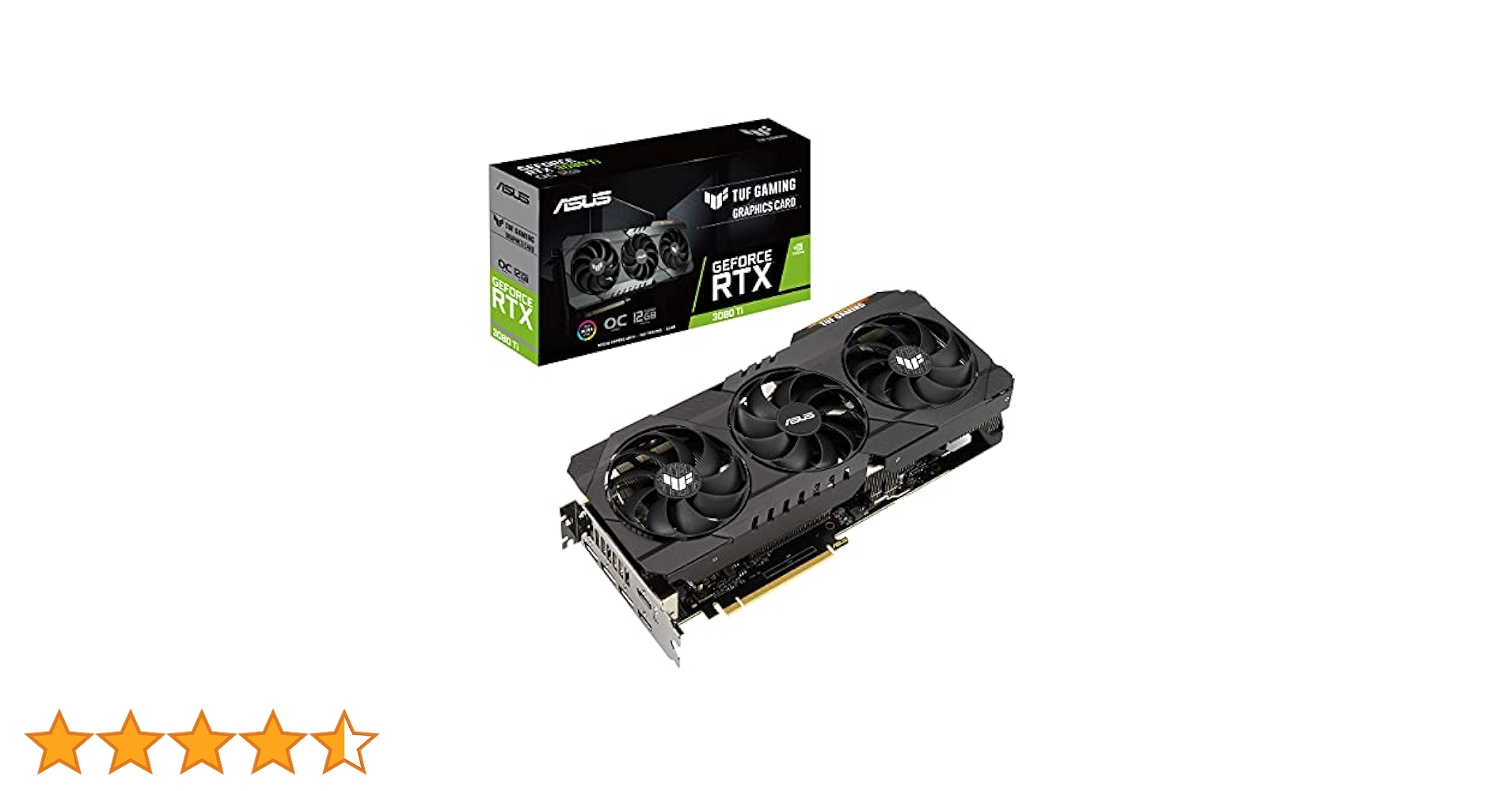 グラフィックボード・グラボ・ビデオカード ASUS TUF Gaming RTX 3080 Ti OC Edition ASUS TUF Gaming GeForce RTX 3080 Ti OC Edition 12GB GDDR6X